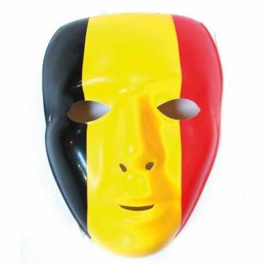 Belgische vlag masker