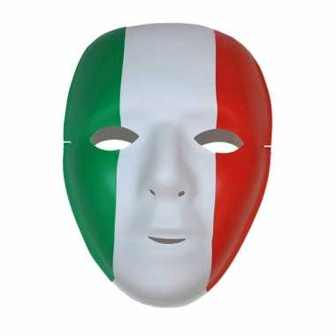 Feest masker in italiaanse kleuren