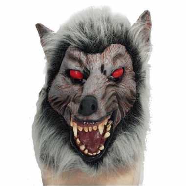 Horror dierenmasker weerwolf