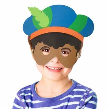 Pieten maskers blauw
