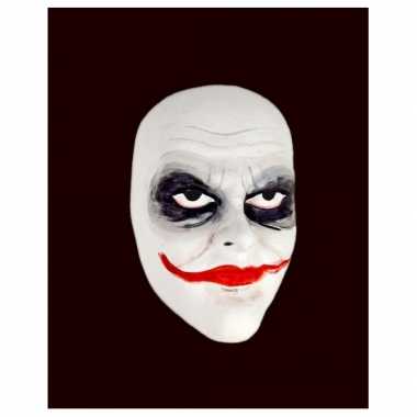 Wit joker masker handgemaakt
