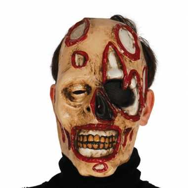 Zombie masker voor horror themafeest