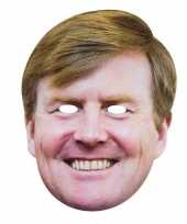 2x koning willem alexander masker voor volwassenen