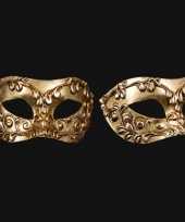 Barok oogmasker goud handgemaakt