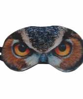 Dieren slaapmasker oogmasker uil