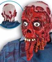 Ghoulish bloederig horror latex masker voor volwassenen