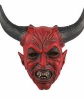 Halloween halloween duivel masker van latex