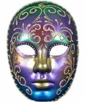 Regenboog masker handgemaakt