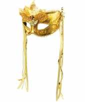 Venetiaanse oogmaskers goud